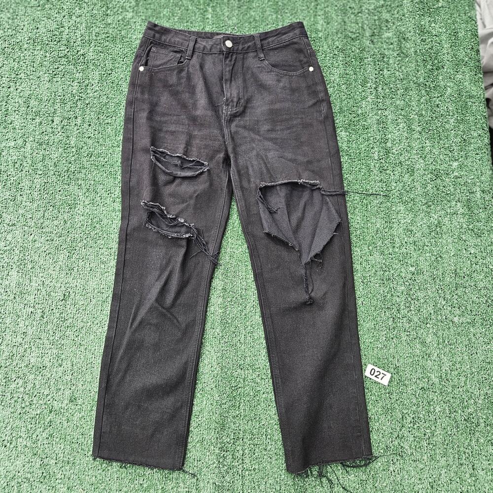 English Factory womens black jeans 29W Great Condition